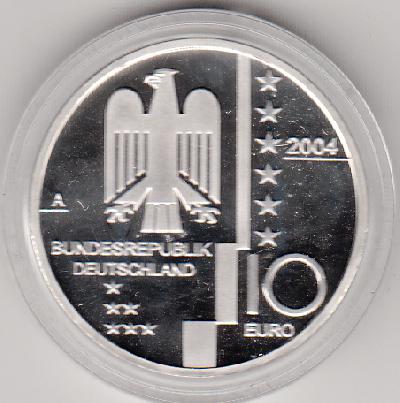 Beschrijving: 10 Euro BAUHAUS DESSAU 